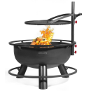 Multifunktionale Feuerschale 80cm „BANDITO“ mit Grillrost 60 cm