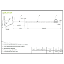 Kaiser Electronics PT1000 Rauchgasfühler Abgasfühler Abgastemperatursensor -25 +200°C