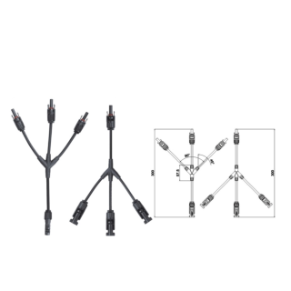 PV-Y Solarstecker Verteiler 3er paar