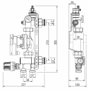 Emmeti TM3-R Festwertregelset für Fußbodenheizung mit Wilo Para  + Anlegethermostat