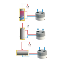 DROPS 4.2 Trinkwasser Wärmepumpe  4,7 Kw Digitale Touch Regelung