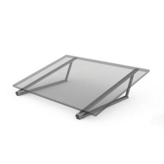 Flachdach Montagesystem für Photovoltaik-Module, 15–30° verstellbar, bis 1200mm Höhe