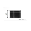 Flachdach Montagesystem für Photovoltaik-Module, 15–30° verstellbar, bis 1200mm Höhe