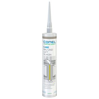 CONEL CARE Bau-/Luft-Silikon transparent CONEL neutralvernetzend