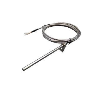 KAISER ELECTRONICS Abgassensor PT1000, Edelstahl, 2m Kabel, bis 450°C, robust und präzise