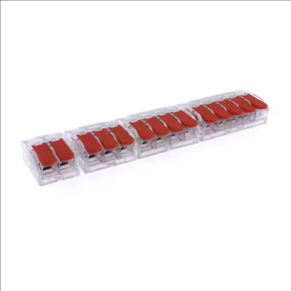 Kaiser Electronics 50x XL Schnellverbinder für Kabel 0,5–6mm², 2- bis 5-polig, 40A, werkzeuglos