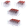 Kaiser Electronics 50x XL Schnellverbinder für Kabel 0,5–6mm², 2- bis 5-polig, 40A, werkzeuglos