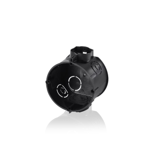 Unterputz Gerätedose F-Tronic Ø 60 mm, 45 mm tief, Schwarz, für Rohre 20/25 mm, 1 Stück