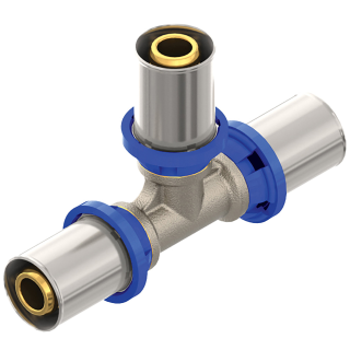 Emmeti Pressfitting T-Stück für Aluverbundrohr