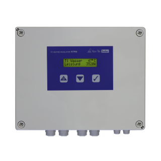 KTR4 PV-Heizstabregelung Komplettset 5280 W Peak, 12×440W Solarmodule, 4 kW Nano-Heizstab, 2"