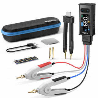 FNIRSI LCR-ST2 Plus LCR & ESR Messgerät mit Pinzette 100kHz