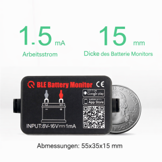 FNIRSI BM2 Batteriemonitor 12V Bluetooth mit App