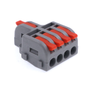 Kaiser Electronics 10er Pack 2–5-polig Durchgangsklemme 4mm² 600V für flexibele und starre Kabel