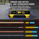 FNIRSI WD-02 Wanddetektor mit Display – erkennt Holz, Metall, Rohre & Stromleitungen bis 120mm, USB-C, mehrsprachig