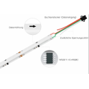 Dream Color 24V RGB LED-Streifen 5m WS2811, 720 COB-LED/m, 10mm, flexibel, adressierbar