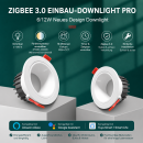 Gledopto GL-D-007P Zigbee 3.0 RGB+CCT LED Downlight 660–800 lm, dimmbar, IP54, RGB