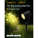 Gledopto Zigbee 3.0 RGB+CCT Gartenstrahler 7W, IP66, 500lm, App & Sprachsteuerung, Smart Outdoor-Spot