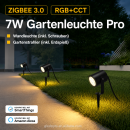 Gledopto Zigbee 3.0 RGB+CCT Gartenstrahler 7W, IP66, 500lm, App & Sprachsteuerung, Smart Outdoor-Spot
