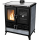 Holzherd Thermorossi Violetta Evo Stone 8,2 kW mit Speckstein, Gusskochfeld und Backofen