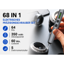 Kaiser Electronics 68-in-1 Elektrischer Schraubendreher-Satz bürstenlos 64 S2-Bits, DIY Reparaturset