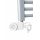 Kermi Basic-E Handtuchheizkörper, gerade, elektrisch, 804x450 mm, 400 W, Silber