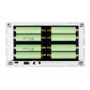 Kaiser Electronics Powerbank Bausatz 16x18650, 32000mAh, 100W, 2x USB, USB-C, Apple-Ausgang