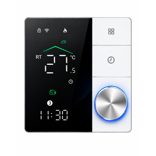 Kaiser Electronics BHT-18 Smart Thermostat Zigbee – Raum- & Fußbodenheizung, LED, App, Touch, Wochenprogramm