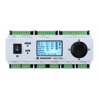 Euroster UNI 2 Pro Heizungsregelung Modbus / Home Assistant